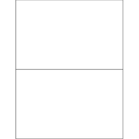 Officespace 8.5 x 5.5 in. Weather-Resistant Laser Labels, 200PK OF2822232